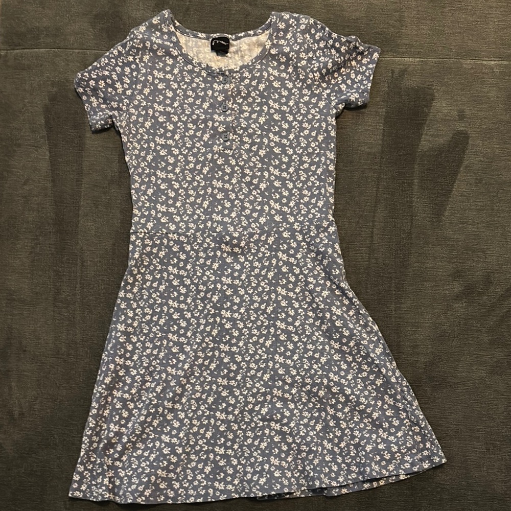art class Gray and White A-line Casual Dress